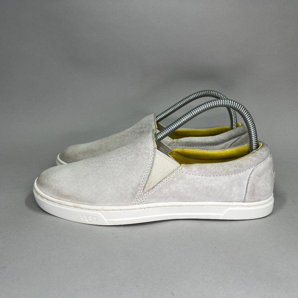 UGG Kitlyn Shoes Women's Size 8‎ Grey Suede Classic Slip On Loafers Sneakers - Picture 4 of 10